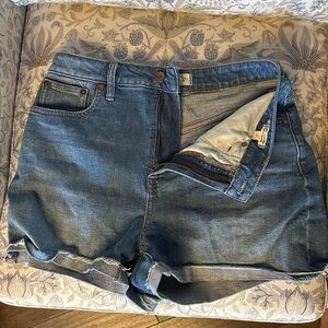 Madewell Curvy High Rise Jean Shorts